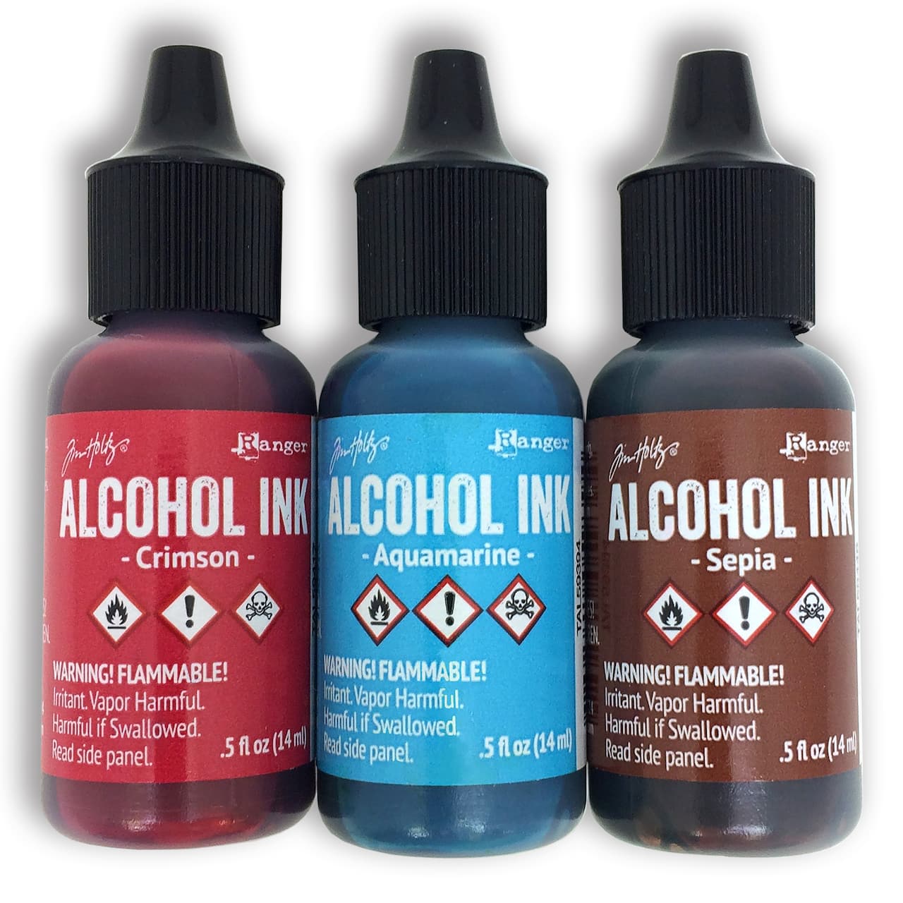 6 Packs: 3 ct. (18 total) Ranger Tim Holtz® Alcohol Ink Kit, Rodeo